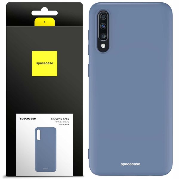 Spacecase Silicone Case Galaxy A70 Blue zdjęcie 1