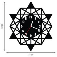 ZEGAR ŚCIENNY GEOMETRIA 38cm M 110.10