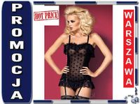 OBSESSIVE Ditta gorset i stringi RASOWE