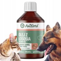 aniforte olej z łososia - wsparcie sierści ,skóry i kości (250 ml) dla