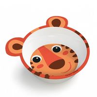 Canpol  Miseczka antypoślizgowa z uszami pomarańczowa z melaminy