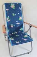 2X POLSKA PRODUKCJA LEŻAKI PLAŻOWE / OGRODOWE DO 150 kg - STAL + UCHWYT
