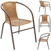 krzesło ogrodowe balkonowe na balkon taras technorattan fotel bistro