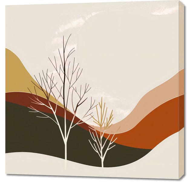 Obraz 90x90cm Pustynia Widzi zdjęcie 1