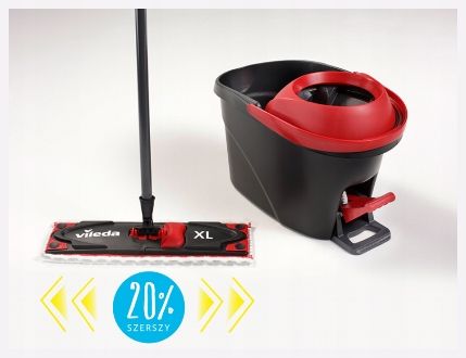 Vileda Mop obrotowy ULTRAMAX ULTRAMAT Turbo XL BOX ZESTAW 42 cm na Arena.pl