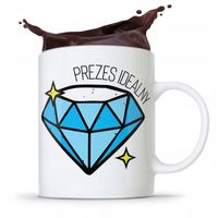 Dla Prezesa Viceprezesa Kubek Prezes Idealny Z Nadrukiem Ze Zdjęciem