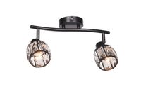 Lampa sufitowa plafon DESALIA-2 MB listwa czarna 2xE14 Vitalux