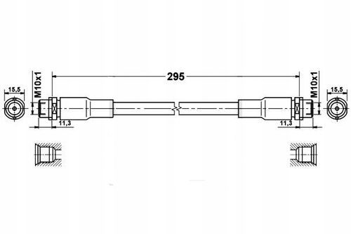 Audi A4 B5 - Zestaw Przewodów Hamulcowych Teflonowych W Oplocie Stalowym na Arena.pl