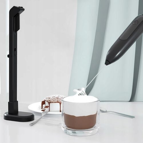 RĘCZNY SPIENIACZ MIKSER DO MLEKA KAWY ELEKTRYCZNY MIKSER TRZEPACZKA na Arena.pl