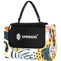 Koc plażowy piknikowy 150x200 cm na biwak mata multikolor