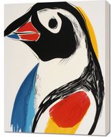 Obraz 70x90cm Portret Ptaka