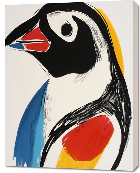 Obraz 70x90cm Portret Ptaka zdjęcie 1