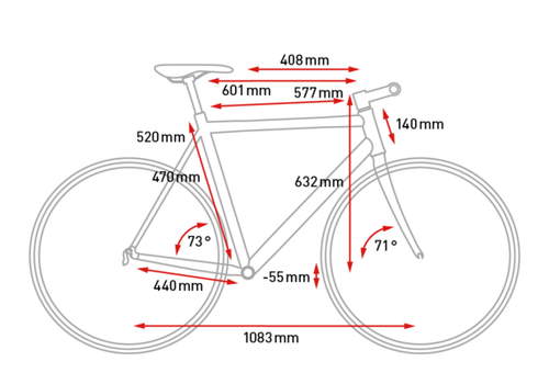 Rower Cube NATURE black white red 2015 - r. 54 cm na Arena.pl