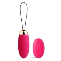 svakom elva bezprzewodowe jajko wibrujące plum red, silikon, 34x80mm