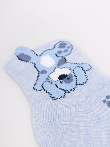 Skarpety dziecięce bawełniane w pieski 3PAK 20-22 YOCLUB na Arena.pl