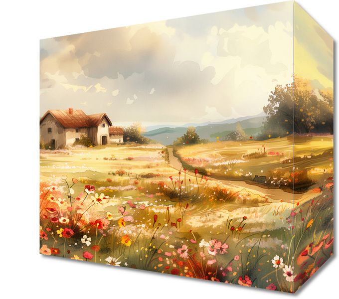 Obraz 20x20cm Sielski Domek zdjęcie 1