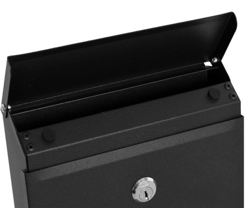 Skrzynka pocztowa na listy Hadvar czarna z napisami na Arena.pl