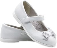 Baleriny dziewczęce American Club XD74/23 - białe 30