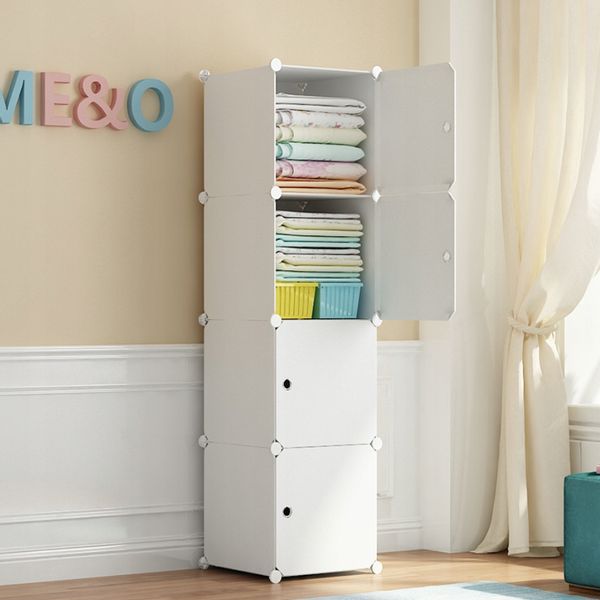 SZAFA MODUŁOWA GARDEROBA UBRANIOWA BIAŁA REGAŁ zdjęcie 1