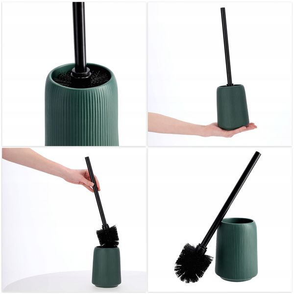 SZCZOTKA TOALETOWA WC Z POJEMNIKIEM KOLORY STOJĄCA zdjęcie 3