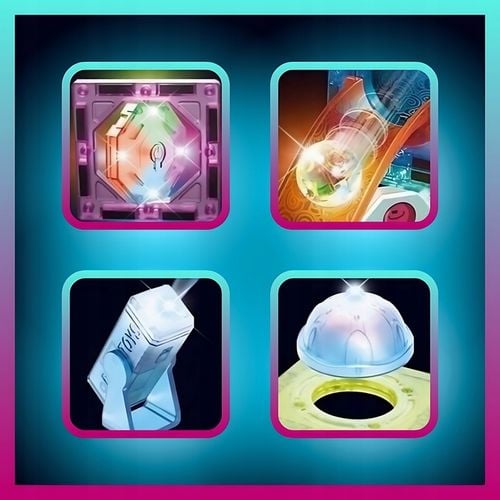 Klocki MAGNETYCZNE KONSTRUKCYJNE świecący tor 110 el 3D MAGNETIC Edukacyjne na Arena.pl