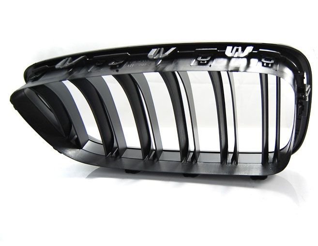 GRILL NERKI BMW 5 F10 F11 10- M5 LOOK MATT BLACK zdjęcie 3