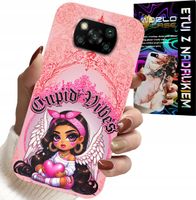 ETUI DO XIAOMI POCO X3 - CUPID VIBES Z UROCZĄ ANIOŁKIEM PLECKI
