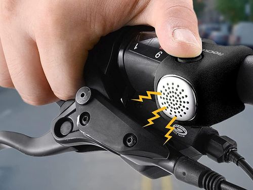 DZWONEK ROWEROWY NA ROWER KLAKSON ELEKTRONICZNY GŁOŚNY 120DB WODOODPORNY na Arena.pl