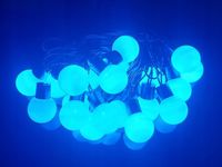 LAMPKI CHOINKOWE KULKI 20 LED KOLOR NIEBIESKIE