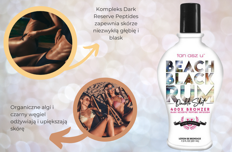 Tan Asz U Beach Black Rum 400X Bronzer 221ml zdjęcie 3