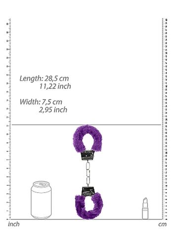 beginner""s handcuffs furry - purple na Arena.pl