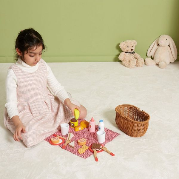 VIGA Drewniany Zestaw Piknikowy 30 el. zdjęcie 7