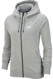Bluza damska Nike Essentials Hoodie FZ FLC szara BV4122 063 S