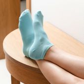 STOPKI DAMSKIE BAWEŁNIANE 052 35-37 jeans