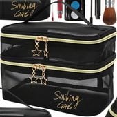 Podróżna Kosmetyczka Damska Duża Organizer Kuferek Elegancka