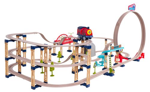 Mega Zestaw Tor Dla Pociągów 146El. + Akcesoria na Arena.pl