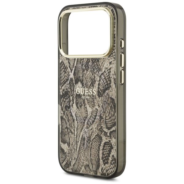 etui guess python pattern magsafe do     iphone 17 pro brązowy zdjęcie 6