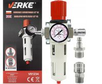 FILTR POWIETRZA ODWADNIACZ Z REDUKTOREM 1/2 OSUSZACZ KOMPRESORA SPRĘŻARKI