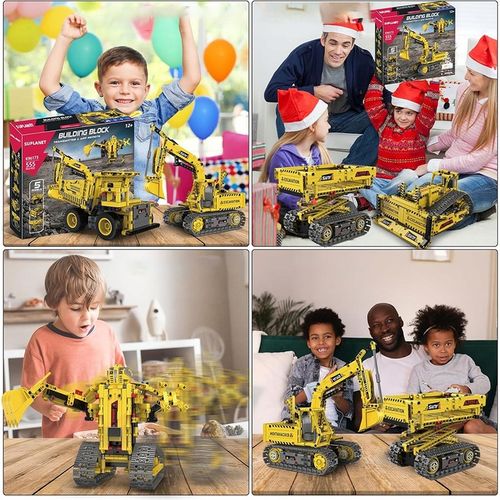 PROGRAMOWALNY ROBOT DUŻY ZESTAW KONSTRUKCYJNY APP I PILOT KONTROLA 555EL na Arena.pl