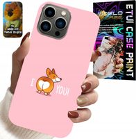 ETUI DO IPHONE 13 PRO - ŚMIESZNE WZORY I LOVE YOU PIESEK OBUDOWA