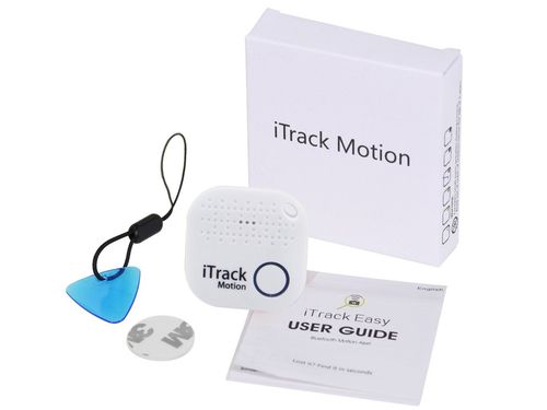 iTrack Motion lokalizator kluczy alarm ruchu Bluetooth GPS biały na Arena.pl
