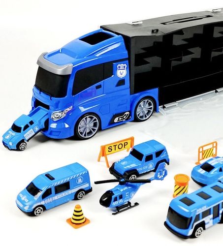 DUŻY TRANSPORTER DLA RESORAKÓW AUTKA POLICYJNE TIR Wyrzutnia Ciężarówka na Arena.pl