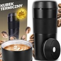 KUBEK TERMICZNY TERMOS NA OGRĄCE NAPOJE DO 24h SZCZELNY 400 ml HERBATA