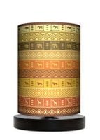 Lampa stołowa - nocna drewniana mała - Afryka