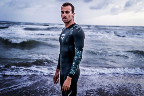 Strój pływacki męski triathlonowy kombinezon pianka Arena Storm Wetsuit S na Arena.pl