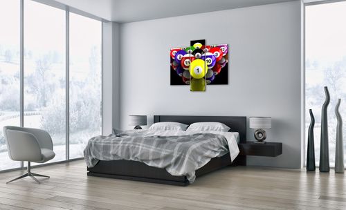 Obraz Na Płótnie - Bilard Kula Gra - 95X80 Cm - Cb95X80-2219 na Arena.pl