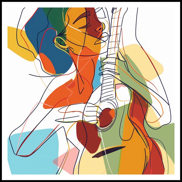 Plakat 90x90cm Wewnętrzna Muza zdjęcie 3