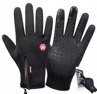 RĘKAWICZKI rękawice SPORTOWE wodoodporne CIEPŁE do bieganie ROWER M