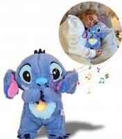 MASKOTKA LILO STICH PLUSZAK STICH USPOKAJACZ MIŚ SZUMIŚ ODDYCHAJĄCA STITCH