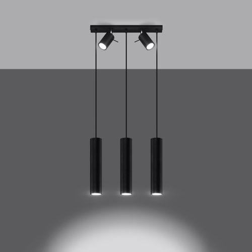 Lampa wisząca RING 3 czarny na Arena.pl